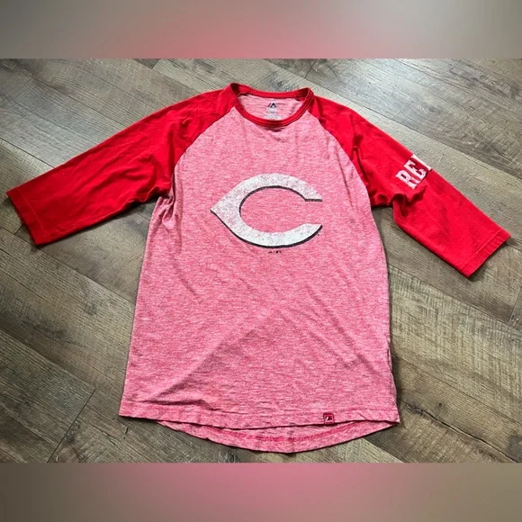 Cincinnati Reds Raglan Tee - Picture 1 of 5